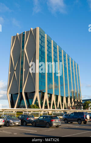 Das Novotel Auckland Airport Hotel ist direkt außerhalb des Flughafenterminals, Auckland, Neuseeland Stockfoto