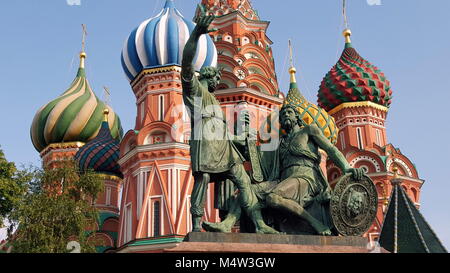 Basilius Kathedrale auf dem Moskauer Roten Platz Stockfoto