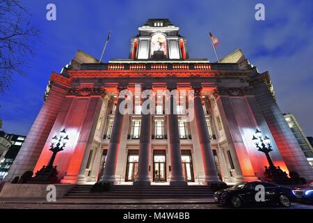 Four Seasons Hotel, London, Tower Hill. Stockfoto