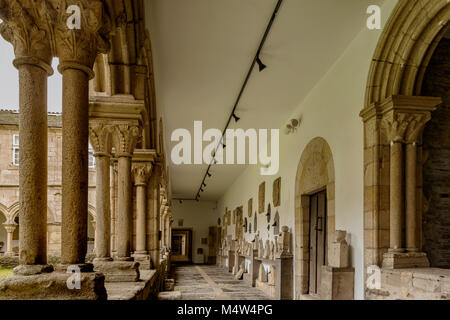 Kreuzgang der Provincial Museum der Stadt der Provinz Lugo, Galizien, Spanien Stockfoto