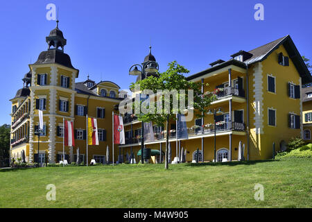 Hotel Schloss Velden am Worthersee Stockfoto