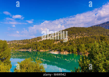 Berge Canyon Verdon in den Alpen Stockfoto