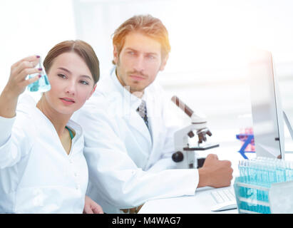 Team von Biologen Forscher im Labor Stockfoto