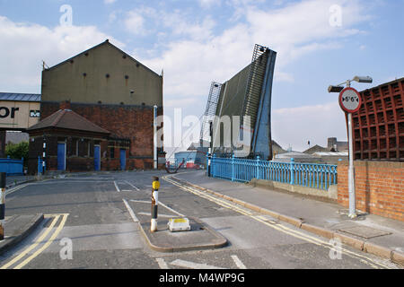 Scott Street Bridge, Kingston upon Hull, Banksy graffiti Vandalismus Stockfoto