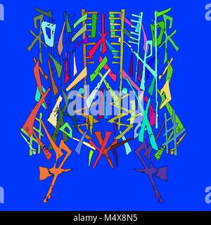 Abstraktes ornament Ort Stock Vektor