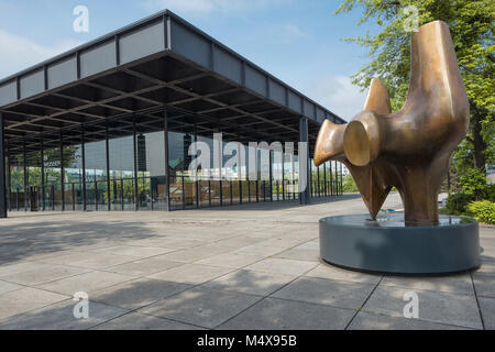 Neue Nationalgalerie in Berlin Stockfoto