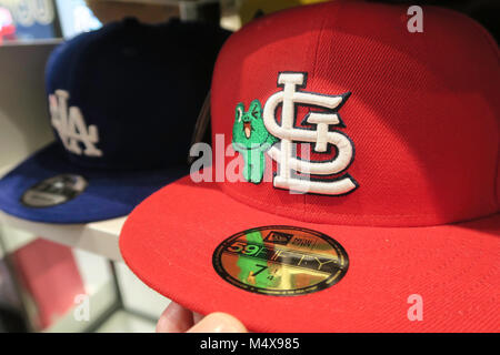 Line-Freunde Shop liegt am Times Square, New York City, USA Stockfoto