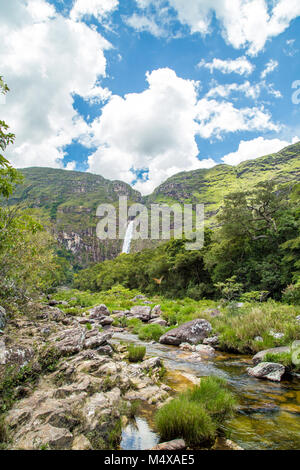 Serra da canastra Brasilien Park National fällt Danta Stockfoto