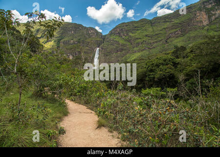 Serra da canastra Brasilien Park National fällt Danta Stockfoto