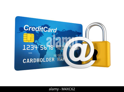 Credit Card Security Konzept Stockfoto