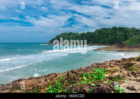 Tiririca Strand in Itacaré Bahia Brasilien Stockfoto