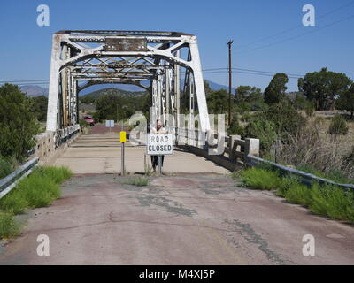 Walnut Canyon Bridge, Winona, Minnesota, Route 66 Stockfoto