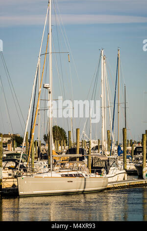 Marina Westbrook, Connecticut, USA Stockfoto