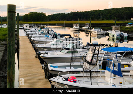 Marina Westbrook, Connecticut, USA Stockfoto