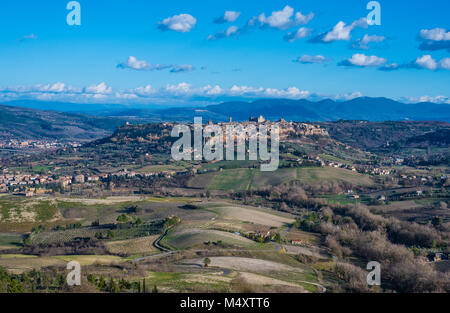 Orvieto (Italien) - Der etruskischen und mittelalterliche Stadt in der Region Umbrien in Italien, mit schönen historischen Zentrum. Stockfoto