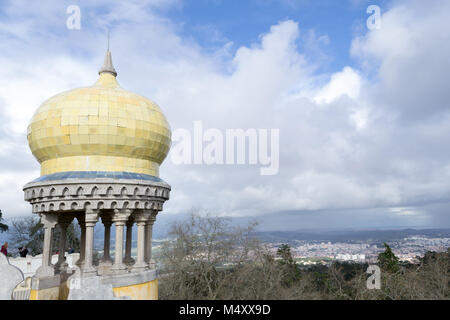 Palacio da Pena in Sintra (Portugal) Stockfoto