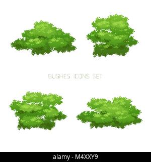 Green Bush Natur. Stock Vektor