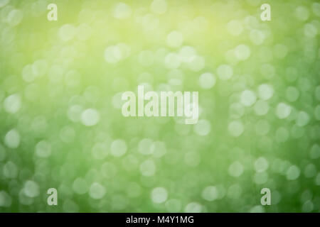 Grüne Lichter bokeh Stockfoto