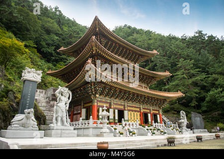 Sobaek guinsa Tempel in den Bergen, Südkorea Stockfoto