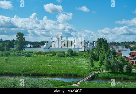 St. Pokrowski weiblichen Kloster in Susdal. Stockfoto