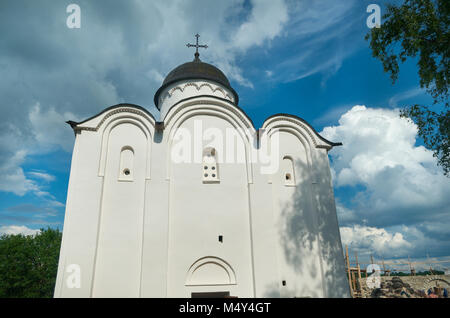 Kirche von St. George. Alte Ladoga, Stockfoto