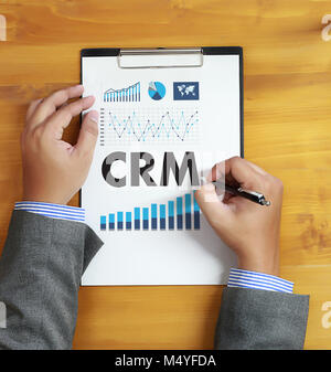 Business Kunden CRM-Management Analyse Service Concept Management Stockfoto