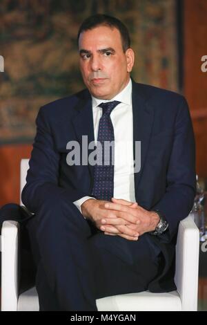 Amos Genish, CEO von Tim - Rom, Italien, 10. November 2017 Credit © Remo Casilli/Sintesi Stockfoto