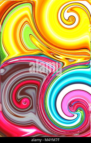 Fancy Wirbel und Wellen. Stockfoto
