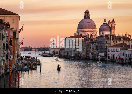 Blick auf Santa Maria della Salute Stockfoto