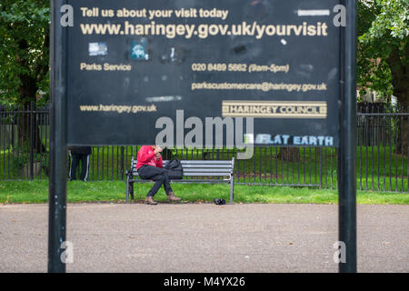 London, Vereinigtes Königreich. Finsbury Park. Stockfoto