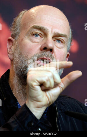 Berlin, Deutschland. 19 Feb, 2018. Erik Poppe während der 'Utoya' Pressekonferenz auf der 68. Internationalen Filmfestspiele Berlin/Berlinale 2018 im Hotel Grand Hyatt am 19. Februar 2018 in Berlin, Deutschland. Credit: Geisler-Fotopress/Alamy leben Nachrichten Stockfoto