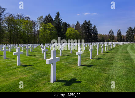 American Memorial Cemetery des Zweiten Weltkrieges in Luxemburg Stockfoto