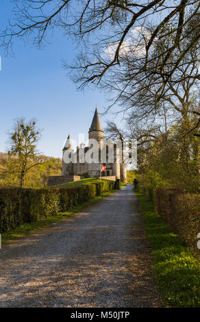 Veves Schloss in Belgien Stockfoto