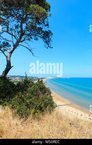 Sommer Strand Lido di Portonuovo, Italien Stockfoto