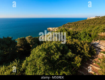 Sommer Meer Peschici, Italien Stockfoto