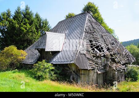 Verfallene Schwarzwald Haus Schwarzwald Deutschland Stockfoto