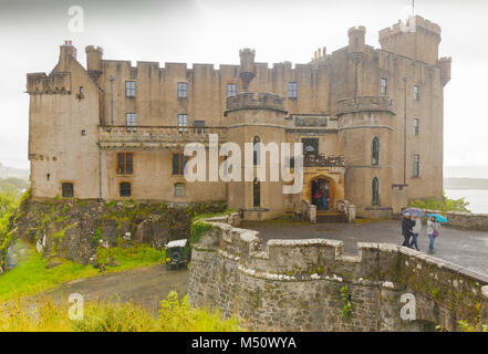 Dunvegan Castle Schottland Stockfoto