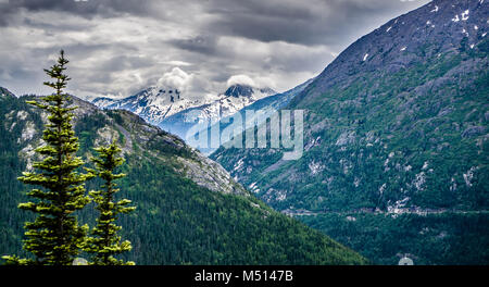 White Pass Berge in British Columbia Stockfoto