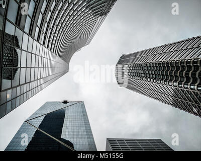 SEATTLE WASHINGTON STADTBILD SKYLINE auf leicht bewölkt TAG Stockfoto