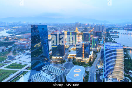 Xiamen Xinglin Bay City Landschaft in Fujian, China Stockfoto