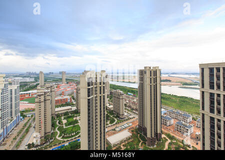 Xiamen Binhai New Town in China Stockfoto