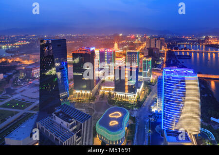 Xiamen Xinglin Bay City Landschaft in Fujian, China Stockfoto