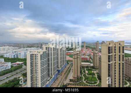 Xiamen Binhai New Town in China Stockfoto