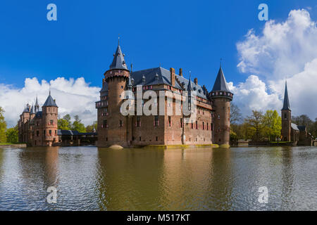 De Haar Schloss in der Nähe von Utrecht - Niederlande Stockfoto