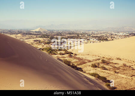 Wüste in Ica Stockfoto