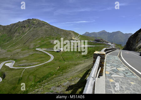 Großglockner Hochalpenstraße; Alpen; Österreich; Europa; Stockfoto