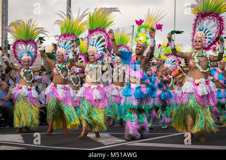 Santa Cruz Karneval Stockfoto