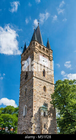 St Stephen Turm (Turnul Sf Stefan) in Baia Mare, Rumänien, Maramures Region Stockfoto