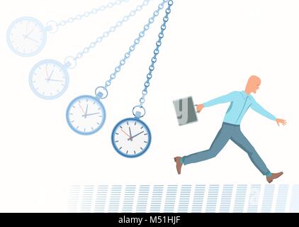 Konzeption der Frist. Stock Vektor