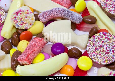 Eine Auswahl von Pick & mix Bonbons Stockfoto